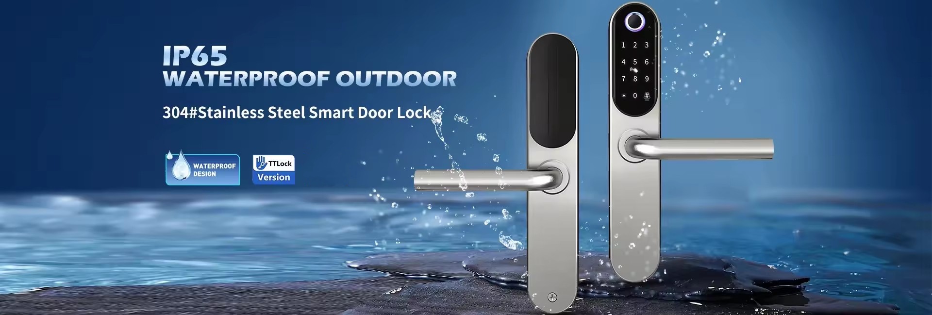 IP65 waterproof smart lock